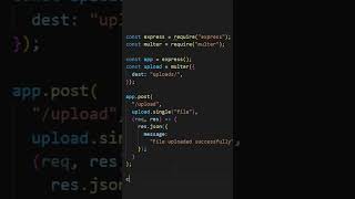 Nodejs File Upload API [upl. by Eniamraj638]