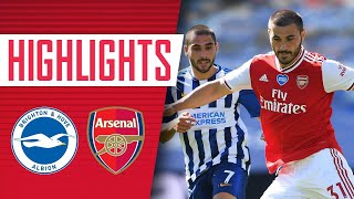 HIGHLIGHTS  Brighton 21 Arsenal  Premier League  June 20 2020 [upl. by Ecirehs]