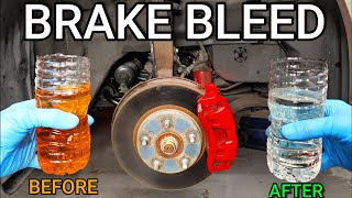 How To Bleed Your Brakes  BY YOURSELF [upl. by Naginnarb586]