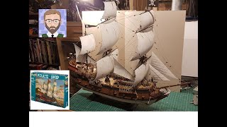 Revel 172nd Scale Pirate Ship Review and Build Up [upl. by Ronnie]