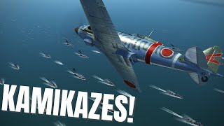 Kamikaze and Stuka Diving Fails amp Wins V144  IL2 Sturmovik Flight Sim Crashes [upl. by Airlia]