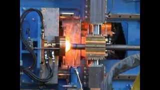 Electrical upsetting for rear axles shafts production [upl. by Anigroeg]