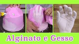 🤚 Mão de Gesso Utilizando Alginato ✅ DIY [upl. by Crispen758]