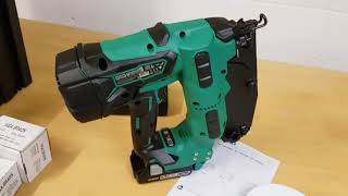 Hikoki NT1865DM Cordless Nail Gun Unboxing Review [upl. by Geri]