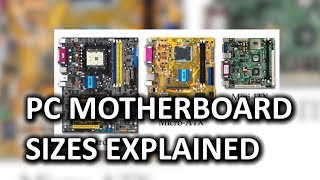 PC Motherboard Sizes as Fast As Possible [upl. by Onairot]