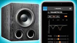 SVS Subwoofer App  Using PARAMETRIC EQ for BETTER BASS [upl. by Selby]