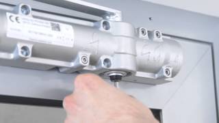 ASSA ABLOY DC500DC700 Door Closer Installation Guide [upl. by Richia]