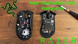 Razer Deathadder v2 Pro Wireless Teardown and Pretravel Fix [upl. by Ahsoj585]