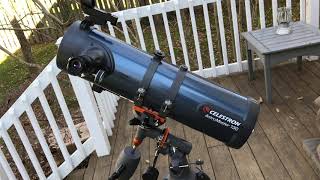 Basics of the Celestron AstroMaster 130 [upl. by Odrawde]