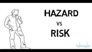 The difference between a hazard and a risk [upl. by Sheaff]