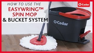 How To Use The EasyWring™ Spin Mop amp Bucket System [upl. by Anastos]