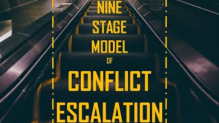 Nine Stage Model of Conflict Escalation by Friedrich Glasl [upl. by Ellainad873]