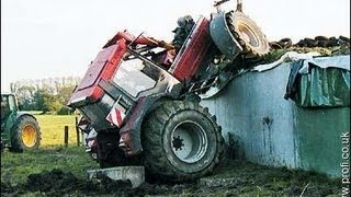 Horrible Tractor Crashes 3 [upl. by Etnovaj828]