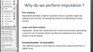 Imputation and its importance in GWAS Lecture 6 [upl. by Nashom538]