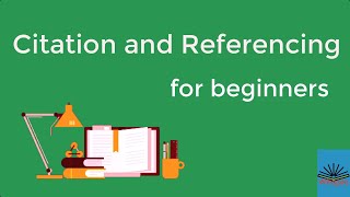 Citation and Referencing for beginners [upl. by Enrique]