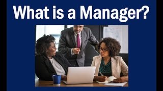 What is a Manager [upl. by Annawak]