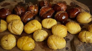 A Trick To Peel Easily and Quickly Chestnuts  Morgane Recipes [upl. by Ydnor]