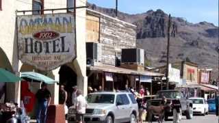 OATMAN ARIZONA  OLD MINING GHOST TOWN HD [upl. by Kyred820]