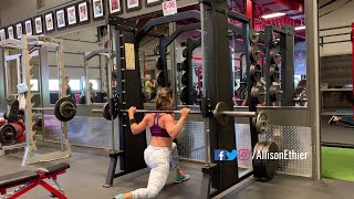 HOW TO PERFORM SPLIT SQUATS  SMITH MACHINE [upl. by Asined141]