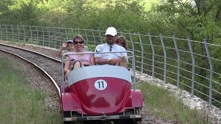 VELORAIL en Ardèche railbike [upl. by Niowtna650]