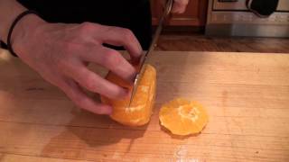 How To Peel Slice and Segment an Orange [upl. by Bullen]