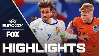 Netherlands vs France Highlights  UEFA Euro 2024 [upl. by Angel376]