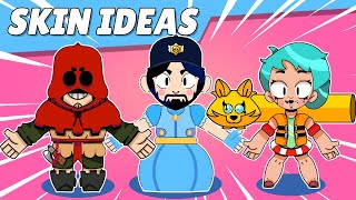 Brawl Stars Skin Ideas  Grom Dani Piper amp More [upl. by Ahseyd]