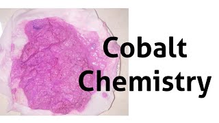 Cobalt Chemistry  Cobalt II Carbonate  Cobalt II Chloride preparation [upl. by Pepito]