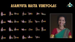 Asamyuta Hastas  Viniyogas  Bharatanatyam [upl. by Llieno792]