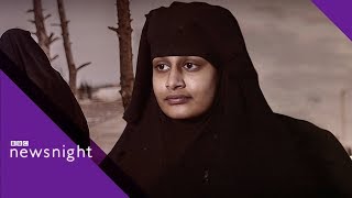 Shamima Begum IS teens baby death tragedy  BBC Newsnight [upl. by Orelie871]