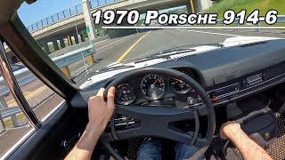 1970 Porsche 9146  The MidEngine Flat 6 You Need to Drive POV Binaural Audio [upl. by De Witt]