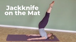 Jackknife on the Mat ⎮Pilates Encyclopedia [upl. by Justinn349]