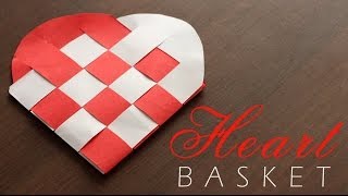 DIY  Heart Basket [upl. by Trojan835]