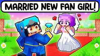 Omz MARRIED A NEW CRAZY FAN GIRL in Minecraft [upl. by Eiramit]