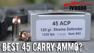 Underwood Ammo 45 ACP Xtreme Defender [upl. by Elletnahs]