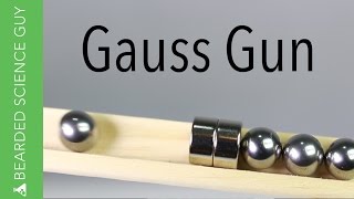 How to make a Gauss Gun Physics [upl. by Aynodal]