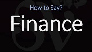 How to Pronounce Finance 3 WAYS British amp American English Pronunciation [upl. by Atnaloj87]