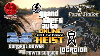 GTA V ONLINE  Control Tower and Power Station Location in Cayo Perico Heist  Point of Interest [upl. by Anat]