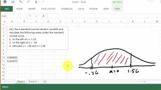 Normal Distribution Using Excel [upl. by Darrell201]