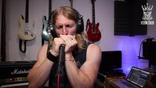 ENTIRE FREEBIRD SOLO PLAYED ON HARMONICA Lynyrd Skynyrd [upl. by Odlabu]