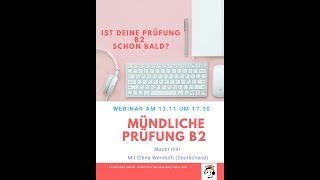 Mündliche Prüfung B 2 [upl. by Androw]