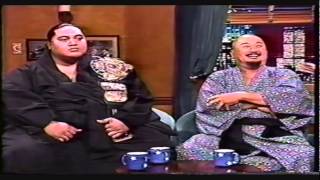 Yokozuna amp Mr Fuji on quotLate Night with Conan OBrienquot  112293 [upl. by Heeley335]