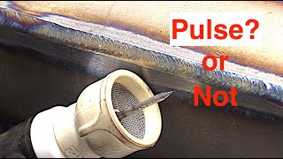 Pulse TIG vs No Pulse [upl. by Dittman]