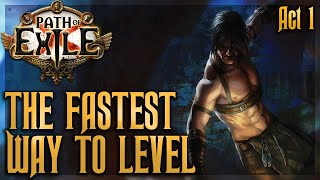 The Fastest Way To Level Detailed Efficient Leveling Guide  Shadow Act1  Path of Exile [upl. by Anayia]