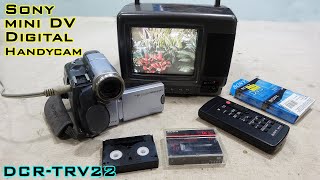 Sony mini DV Digital Handycam DCRTRV22 [upl. by Coney235]