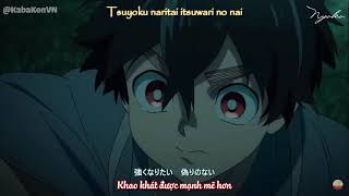 Vietsub  Lyrics Kemono Jihen Opening『AMV』Kemono Michi ケモノミチ  Daisuke Ono [upl. by Apeed73]