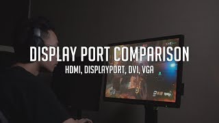 Display Port Comparison  HDMI DisplayPort DVI VGA [upl. by Toft]