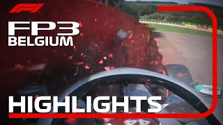 2019 Belgian Grand Prix FP3 Highlights [upl. by Amikan]