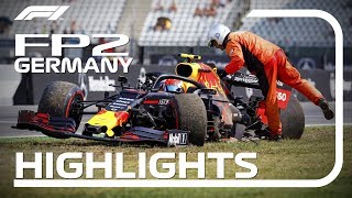 2019 German Grand Prix FP2 Highlights [upl. by Atinuhs]