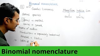 Binomial nomenclature [upl. by Anoed]